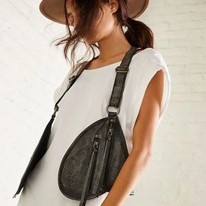 NWT Free People Olympia Leather Harness Bag